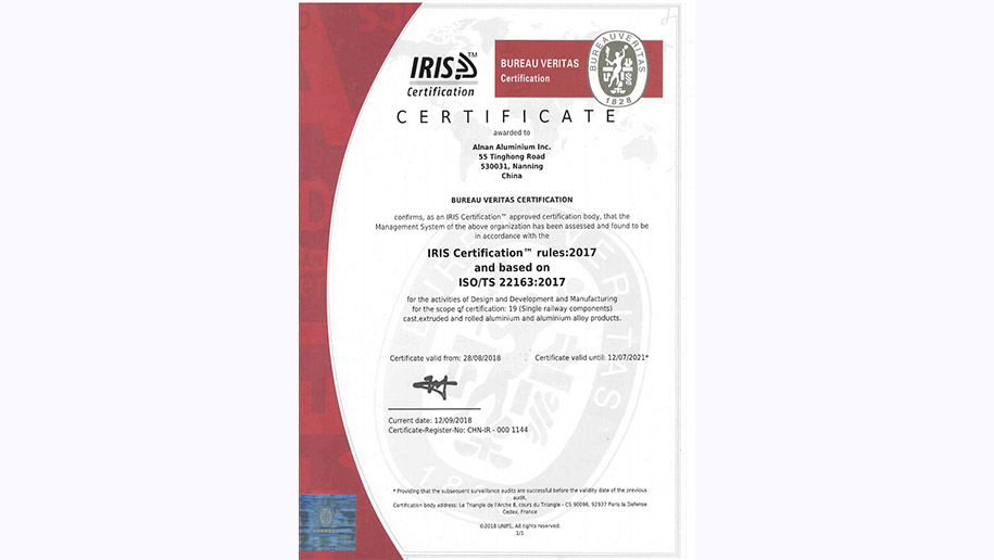 10-ISO-TS22163 Single Railway Components Certificate-2018_01