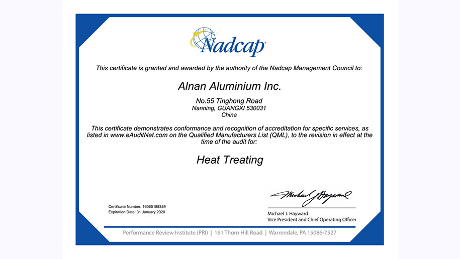 12-Nadcap Heat Treating Certificate-HT2019_01